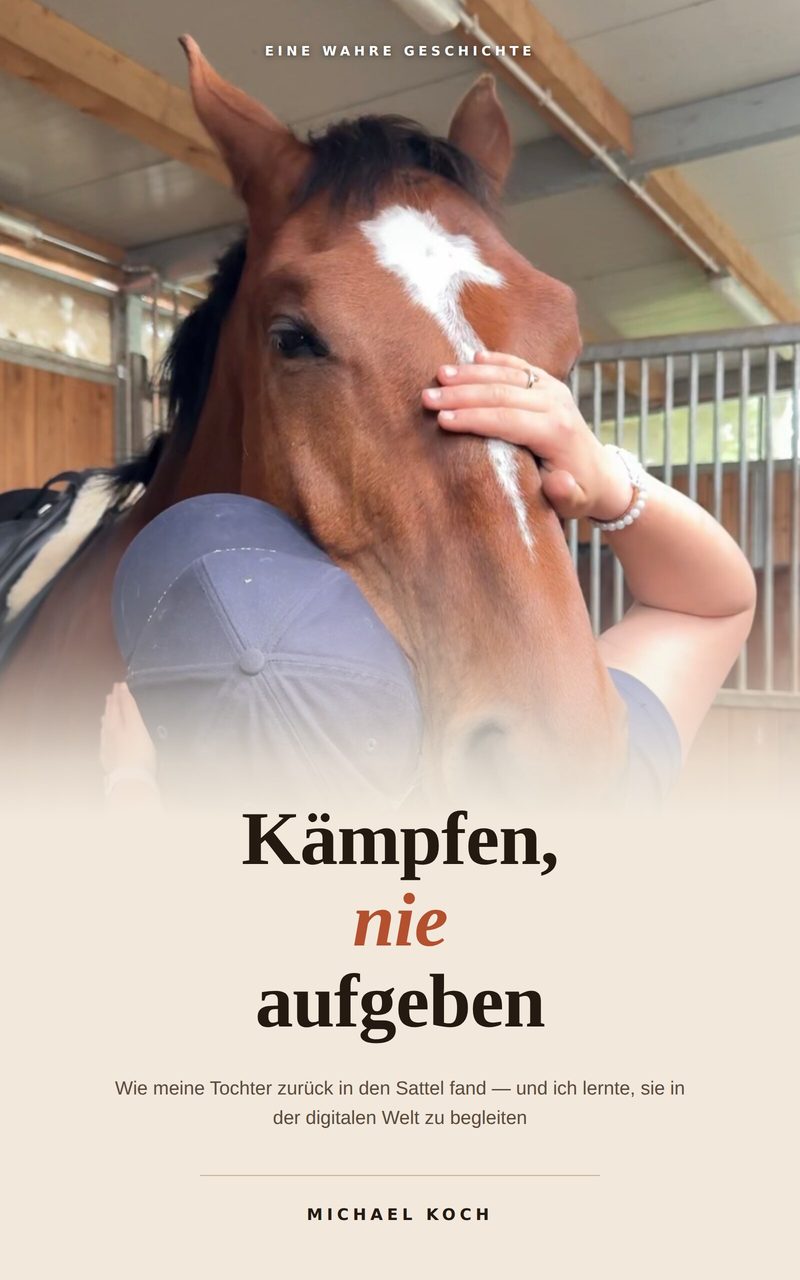 Buchcover „Kämpfen, nie aufgeben“ von Michael Koch