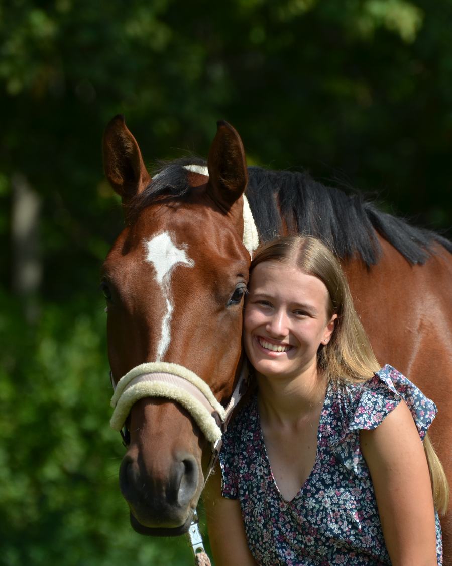 Sarah Philine Koch mit ihrer Stute My Milou